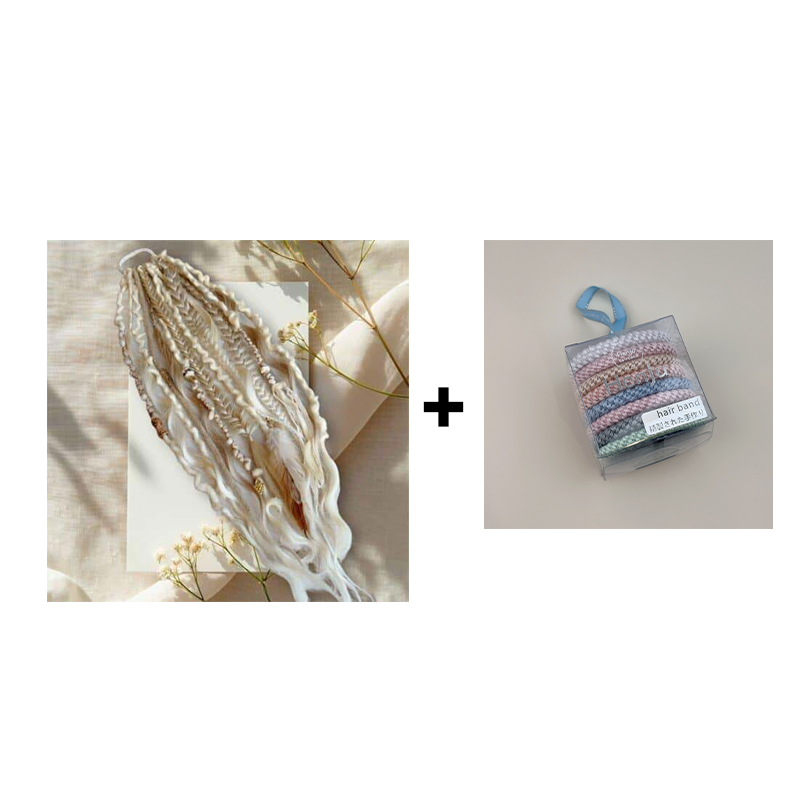 💁🏽‍♀️✨ Deep Nu Locs Crochet Hair - geflochtene Zöpfe mit lockeren Wellen 🌊💯 Perfekt für einen schnellen Pferdeschwanz-Stil, langlebig & vielseitig