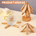 🧑‍🎄Heißer Weihnachtsverkauf - 61 % Rabatt🎄🎄Isolierte Untersetzer Massivholz-Weihnachtsbaum-Untersetzer