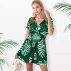 🩷HEISSER VERKAUF 62% RABATT🩷Overall mit elastischer Taille und botanischem Print für Damen