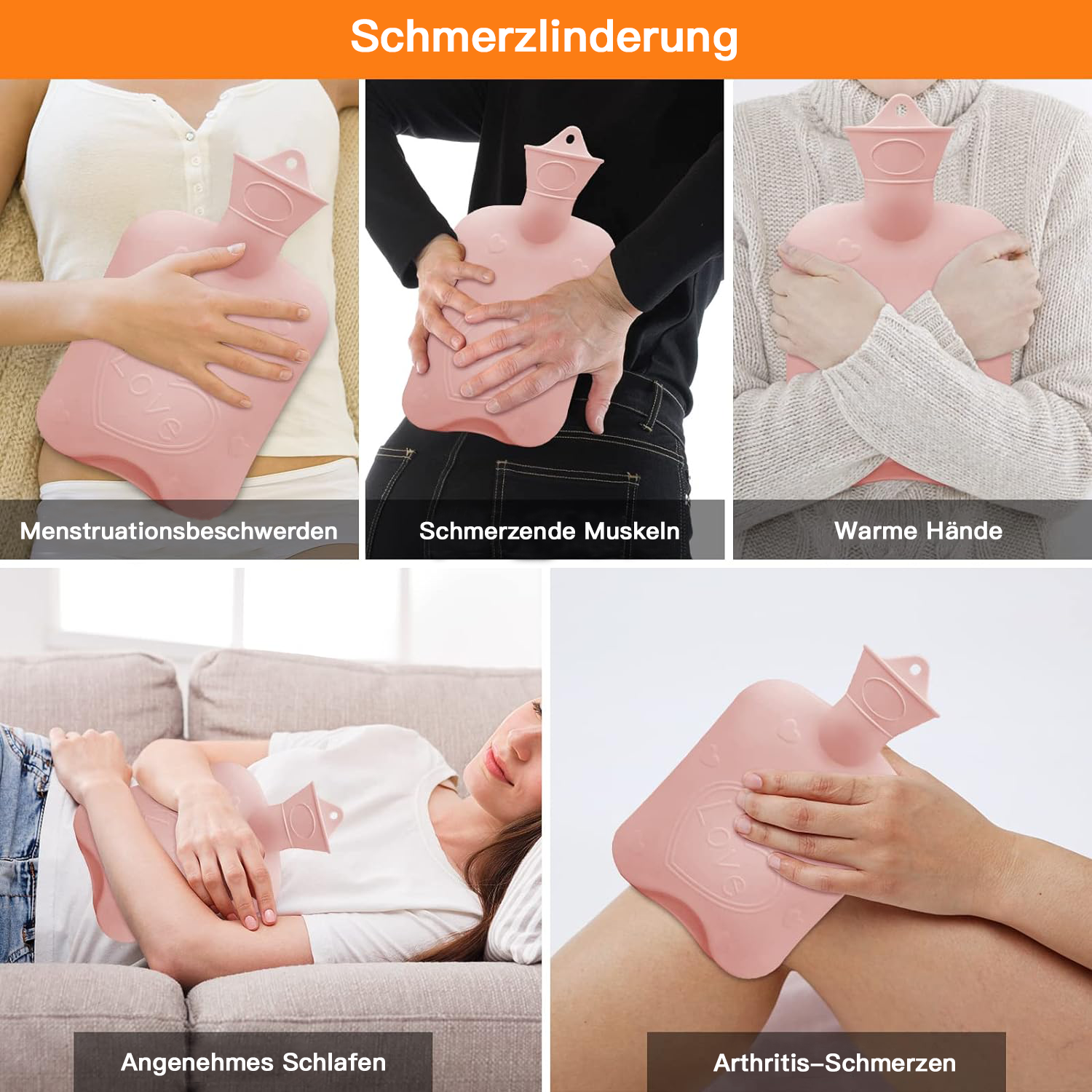 🎅🎅Weihnachtsangebot 50% Rabatt🔥🔥Kuscheliges nachfüllbares Wärmflaschenband