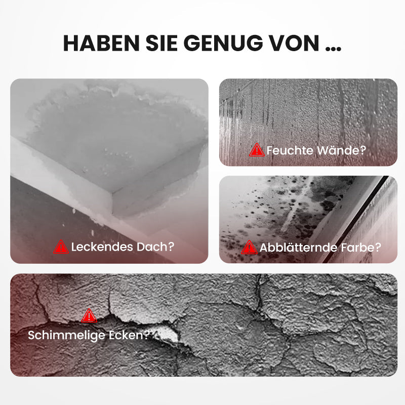 💥🔥 ZWEI kaufen & EINS geschenkt! 💦🛡️ Dauerhaft wasserdichte Abdichtung für Dach & Fassade – schützt nachhaltig vor Feuchtigkeit