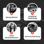 🔥Sonderangebot 53% RABATT🔥Edelstahl Achsmessgerät Platte