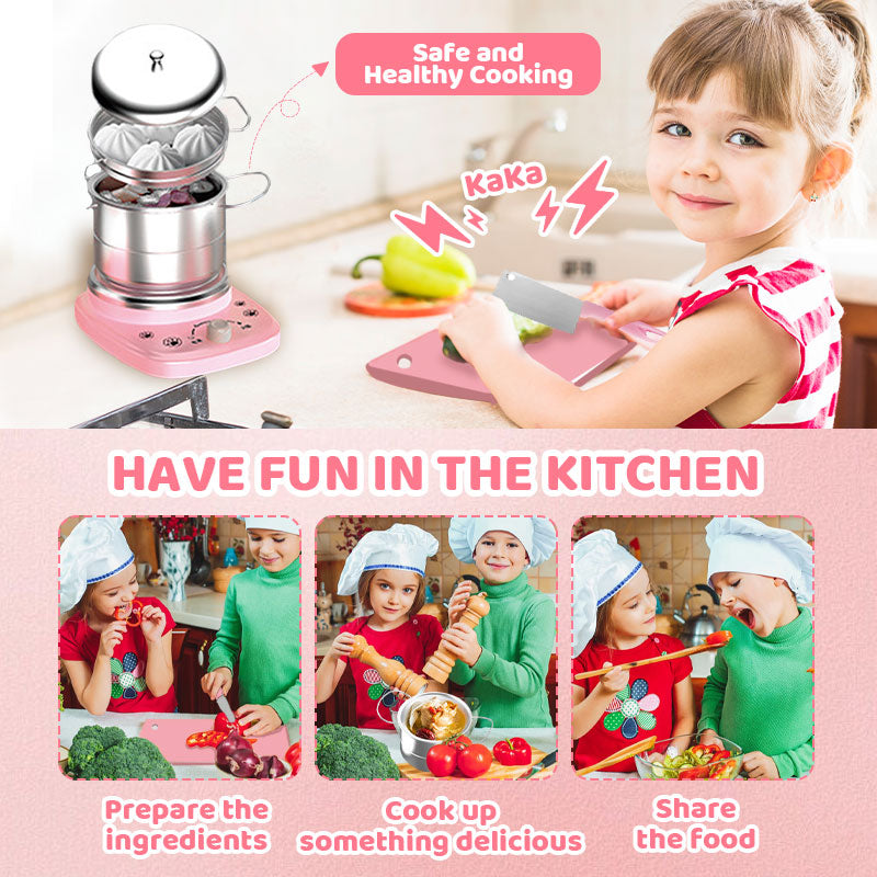 🎁🎁Das beste Geschenk für Kinder🍳🍳Echtes Kochspielzeug für Kinder – 22-teiliges Set
