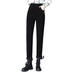 👖 💫 DAMENHOSE MIT KUNSTFELL-FUTTER - Hochtailliert & Weiche Innenseite, 4-Wege-Stretch für Optimale Wärme und Komfort ❄️🛍️