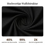 👕🧶Waffle-Set für Herren: Atmungsaktiv & extrem bequem 👖✨ für vielseitige Looks im Alltag – Nachhaltige Qualität, 50% reduziert!