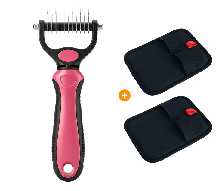 🐾🐾 Doppelpack-Spardeal: 2 kaufen, 1 gratis! 🧼🐱 Professionelles Fellpflege-Enthaarungstool für Hunde & Katzen – entfernt sanft lose Haare, schonend zur Haut, leicht zu reinigen.