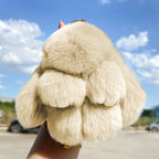 🏆🐰 Handgefertigte Pompon-Hasen-Anhänger – jedes Stück ein Unikat, kuschelig weich & detailverliebt 🎀🎁 Perfekt als persönliches Geschenk oder frühlingshafte Deko