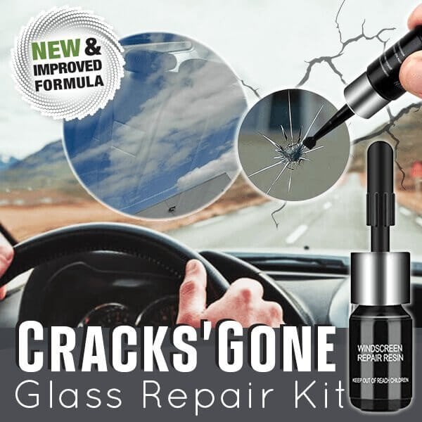🔧🔨 Glas Reparaturset Profi – 🛡️🚗 Für Kratzer & Steinschläge im Auto – Schnelle & einfache Ausbesserung inkl. UV-Härtung – Hochwertiges Flüssigglas für langanhaltende Reparatur – Ideal für Windschutzscheibe & Co. – Jetzt Schäden selbst reparieren!