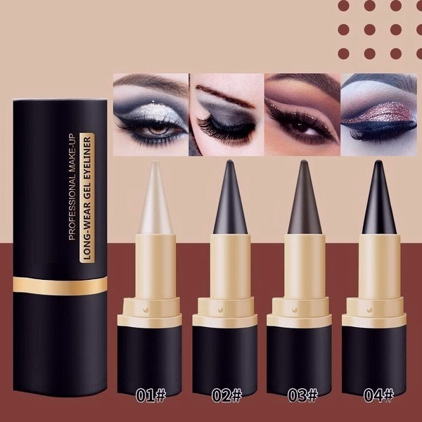 🌸💃 Ihr perfektes Wing-Look Werkzeug: Schnell trocknender Eyeliner mit 12h Halt ✨💝 Präzisionspinsel für definierte, wasserfeste Linien im Alltag.