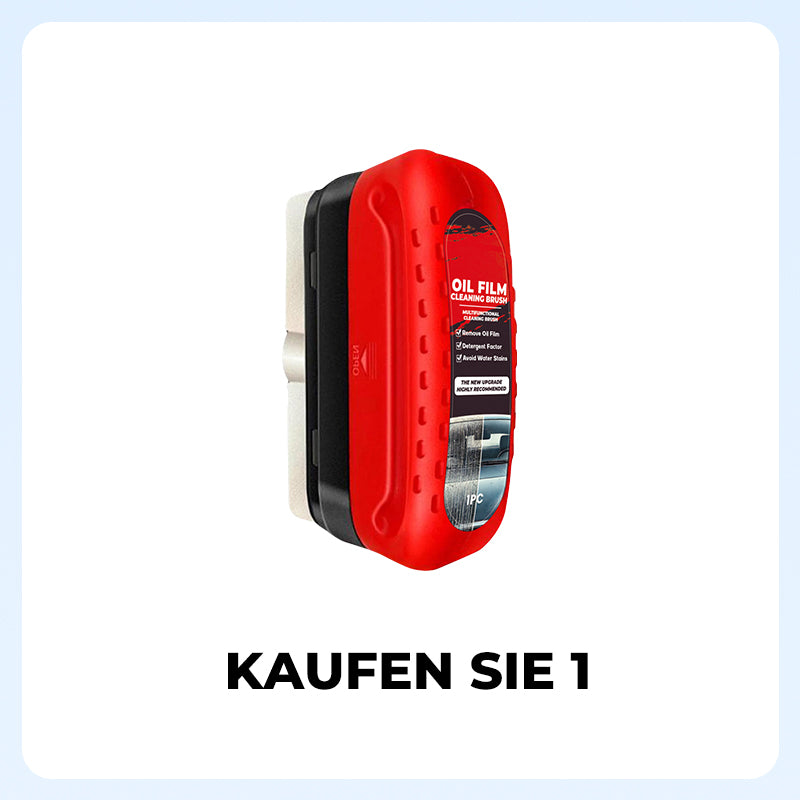 💥NEUJAHRSVERKAUF 49% RABATT🔥2-in-1 Leistungsstarke Reinigungsbürste für Autoglas-Ölfilm