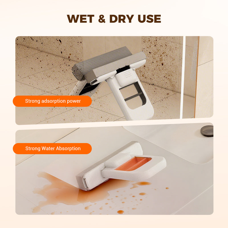 🧹✨ Zwei kaufen, eins gratis! Selbstauswringender Mini-Mopp – tragbar, hygienisch & praktisch für jede schnelle Reinigung. ✨🧽