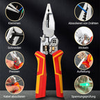 🔥2025 HEISSER VERKAUF  23 % RABATT🔥8-in-1 Abisolierzange mit Spannungsprüfer🚀