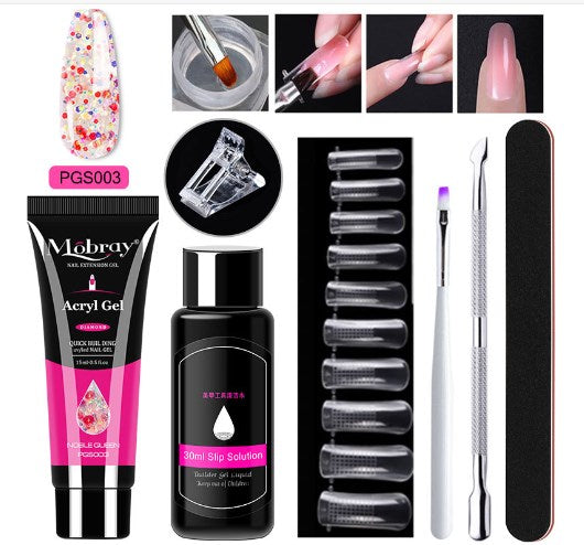 Poly Nail Gel für schnelle Nagelverlängerung