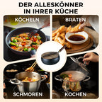 🍳🍞 Schwerer Gusseisen-Bräter (unbeschichtet) – perfekt für Sonntagsbraten & knuspriges Brot! ⏲️🥖 50% reduziert – nur solange der Vorrat reicht!