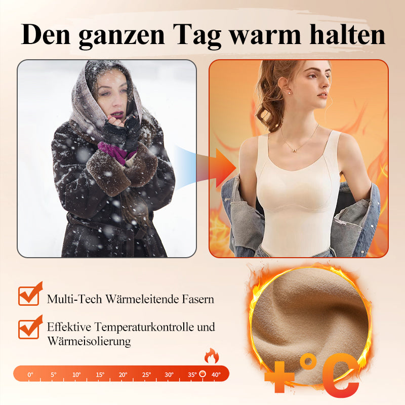 🌸🌸2025 neuestes Modell - 50% Rabatt❤️‍🔥❤️‍🔥Damen Thermo Tanktops mit integriertem BH