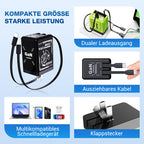 🏆59 % Rabatt✨Das neueste Modell von 2025 ⚡USB-C Schnellladestation mit einziehbarem Kabel – Universell einsetzbar