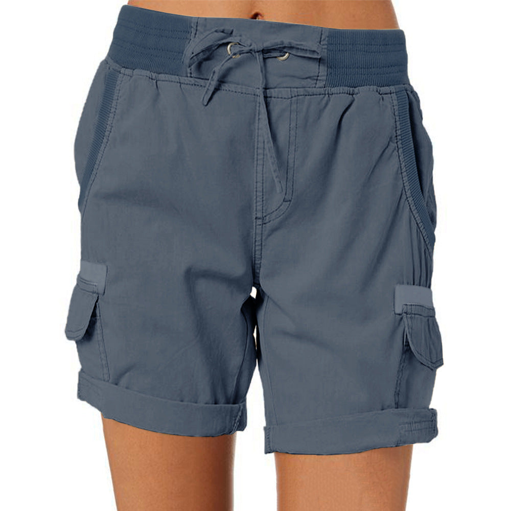 🔥Kaufe 2, spare 5% und kostenloser Versand🔥Lockere, lässige Shorts für Damen mit hoher Taille