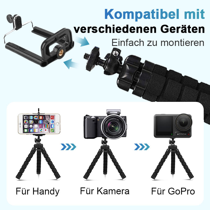 🎁Black Friday Sale – Zeitlich begrenzt 50 % RABATT🎁✨Oktopus Mini-Stativ