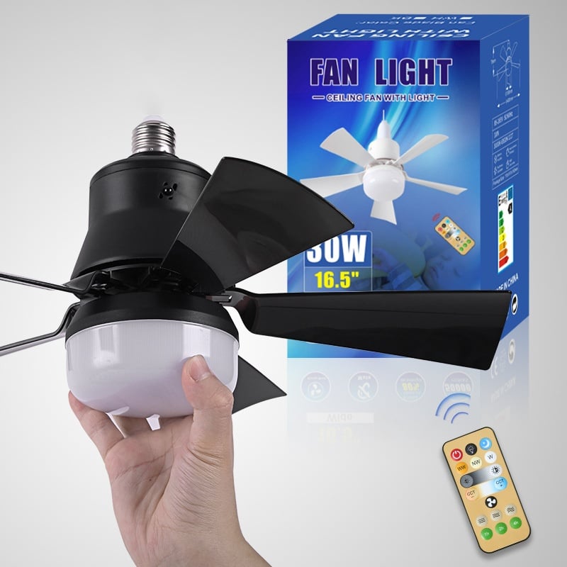 💡 LIMITED-TIME 50% RABATT! ✨ 2-IN-1 Deckenventilator & Licht – Tragbar, Fernbedienung