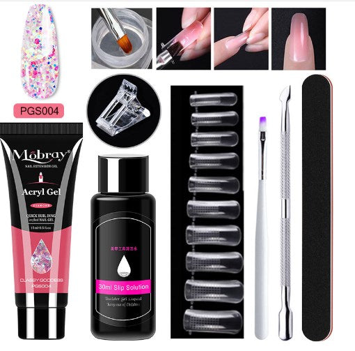 Poly Nail Gel für schnelle Nagelverlängerung