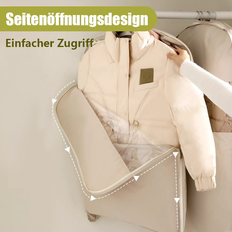 🔥2025 HEISS✨️Platzsparender hängender Kleidersack mit Selbstkompressionsreißverschluss