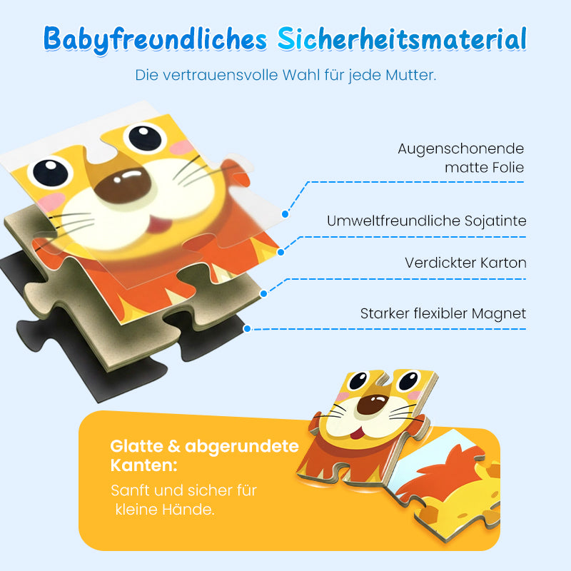 👶🧩 Magnetisches Baukastenbuch – Fördert Kreativität & Feinmotorik nachhaltig! 👏🎁 47% Rabatt: Pädagogisches Lernspielzeug für Kinder