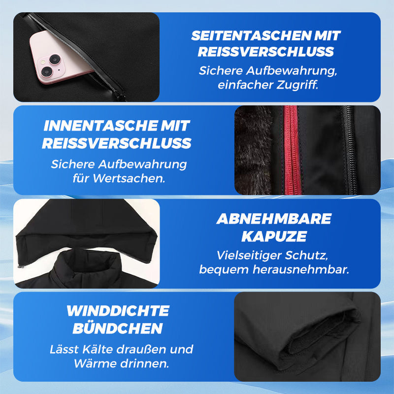 🧥🧥Neuestes Modell 2025, 51 % Rabatt für begrenzte Zeit! 🔥🔥 Herren-Parka mit Kapuze – isoliert und wasserdicht, ultimativer Winterkomfort