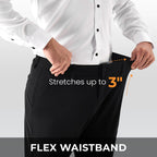 Klassische Hose für Männer mit hohem Stretch-Anteil