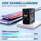 USB-C Schnellladestation mit einziehbarem Kabel – Universell einsetzbar