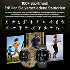 ⌚🏃 GPS-Sportuhr mit Herzfrequenz & Multisport-Modi 🌲💧 60% Rabatt – Wasserdicht für Outdoor & Fitness, ideal zum Laufen & Wandern