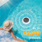 🌞Kristallklarer Pool – ohne Chemie, mit Solarenergie! SOLARBETRIEBENER SCHWIMMENDER POOL-IONISATOR