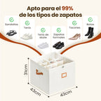 🔥🧺 50% Rabatt – Nur für kurze Zeit! Faltbare PVC-Schuhbox, staubdicht & platzsparend. 🚀👟 Perfekt für Schuhe, schützt vor Staub – ideal für zu Hause & unterwegs.
