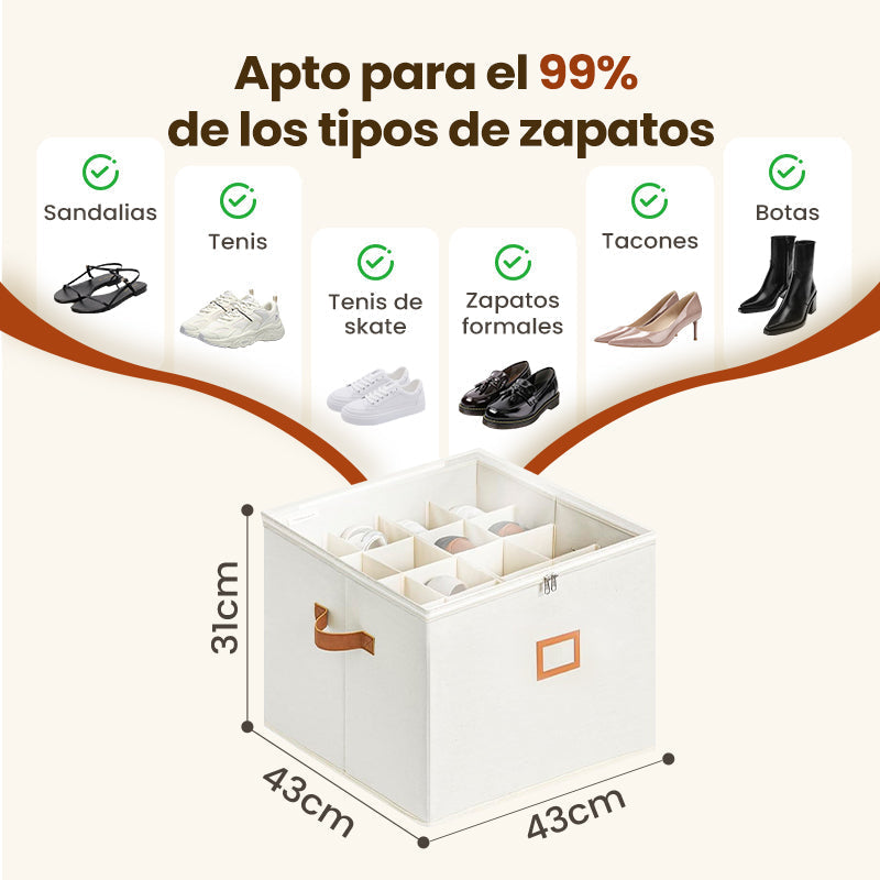 🔥🧺 50% Rabatt – Nur für kurze Zeit! Faltbare PVC-Schuhbox, staubdicht & platzsparend. 🚀👟 Perfekt für Schuhe, schützt vor Staub – ideal für zu Hause & unterwegs.