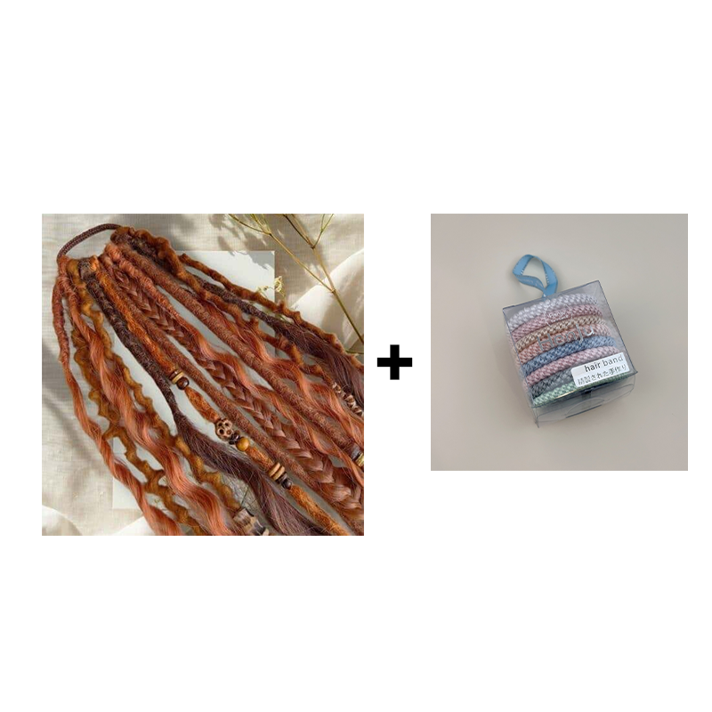 💁🏽‍♀️✨ Deep Nu Locs Crochet Hair - geflochtene Zöpfe mit lockeren Wellen 🌊💯 Perfekt für einen schnellen Pferdeschwanz-Stil, langlebig & vielseitig