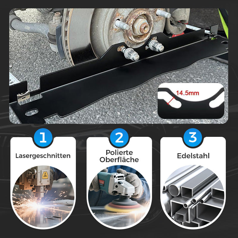 🔥Sonderangebot 53% RABATT🔥Edelstahl Achsmessgerät Platte