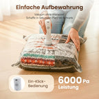 ✨🧳 Reise-Vakuumbeutel-Set mit Pumpe – Mehr Stauraum, weniger Gepäck! ✨🔋 Platzsparend, robust & einfach zu bedienen – dein praktischer Reisebegleiter.