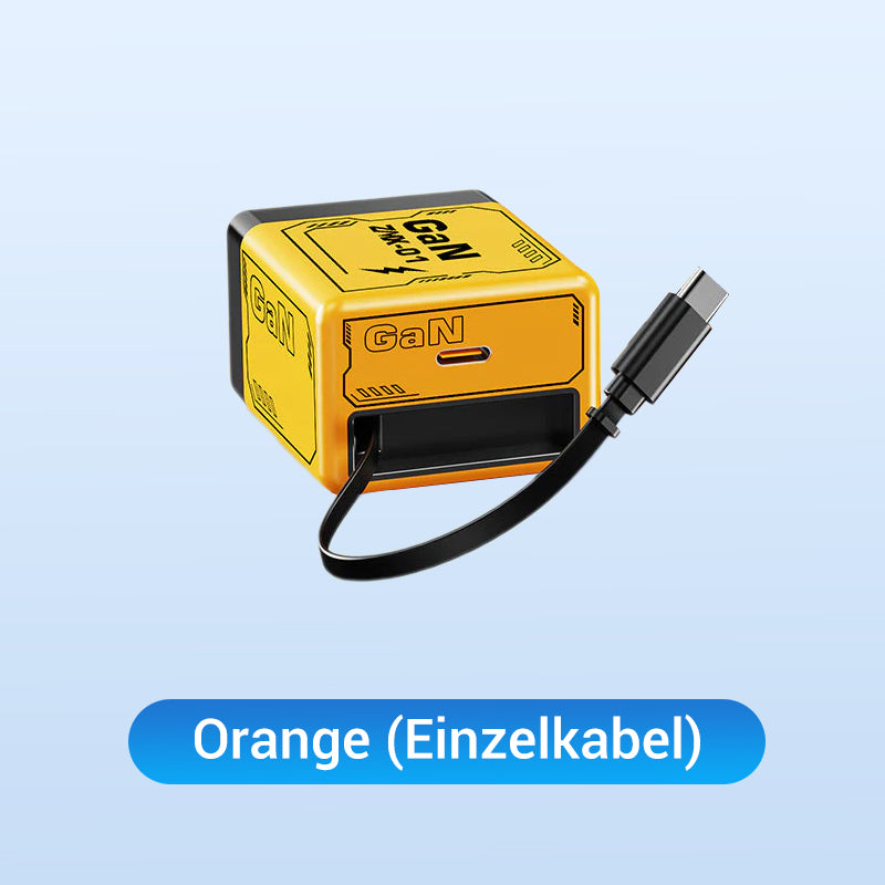 🏆59 % Rabatt✨Das neueste Modell von 2025 ⚡USB-C Schnellladestation mit einziehbarem Kabel – Universell einsetzbar