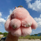 🏆🐰 Handgefertigte Pompon-Hasen-Anhänger – jedes Stück ein Unikat, kuschelig weich & detailverliebt 🎀🎁 Perfekt als persönliches Geschenk oder frühlingshafte Deko