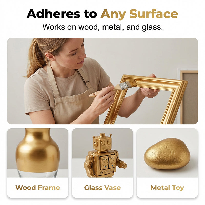 🔥✨ Goldfolienfarbe auf Wasserbasis – 50% Rabatt für kurze Zeit 💥🎨 Perfekt für Kunst & Deko, hochdeckend, leicht anrührbar, metallisch glänzend. Jetzt sparen!