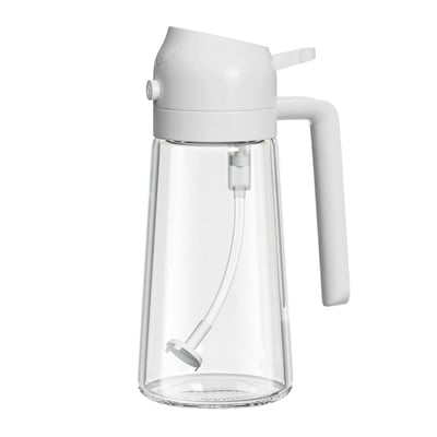🍾🍾Unverzichtbar für jeden Haushalt✨💕2-in-1-Sprühflasche und Ölspender aus Glas/-600 ml
