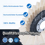 🎁 Weihnachts-Sonderangebot: 53% Rabatt 🎄✨Wollfilz-Lamellenpolierscheibe