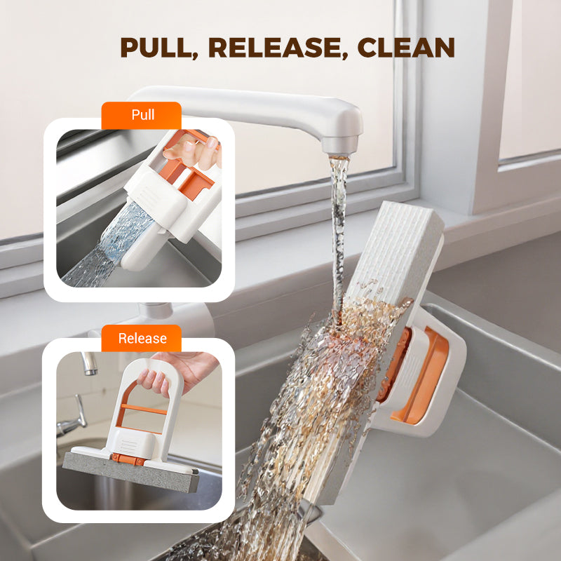 🧹✨ Zwei kaufen, eins gratis! Selbstauswringender Mini-Mopp – tragbar, hygienisch & praktisch für jede schnelle Reinigung. ✨🧽