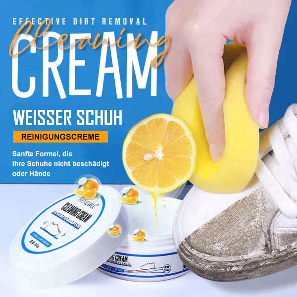 👟✨ Weiße Schuhreinigungscreme – Flecken weg, strahlender Glanz! ✨💪 Für makellos weiße Sneaker & Lederschuhe. Einfach auftragen, sauber wischen – wie neu! Jetzt glänzen lassen.