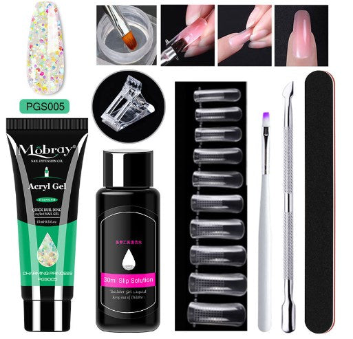 Poly Nail Gel für schnelle Nagelverlängerung