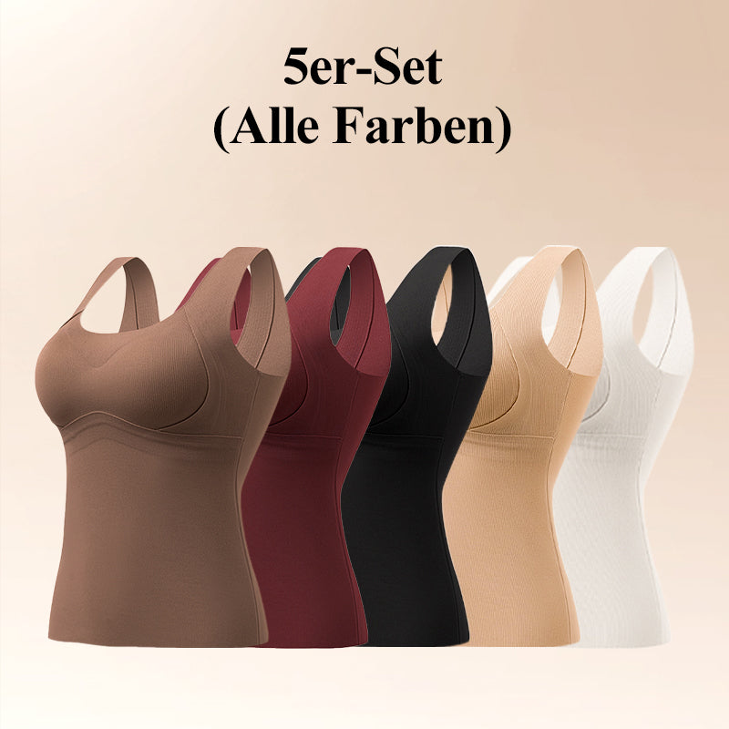 🌸🌸2025 neuestes Modell - 50% Rabatt❤️‍🔥❤️‍🔥Damen Thermo Tanktops mit integriertem BH