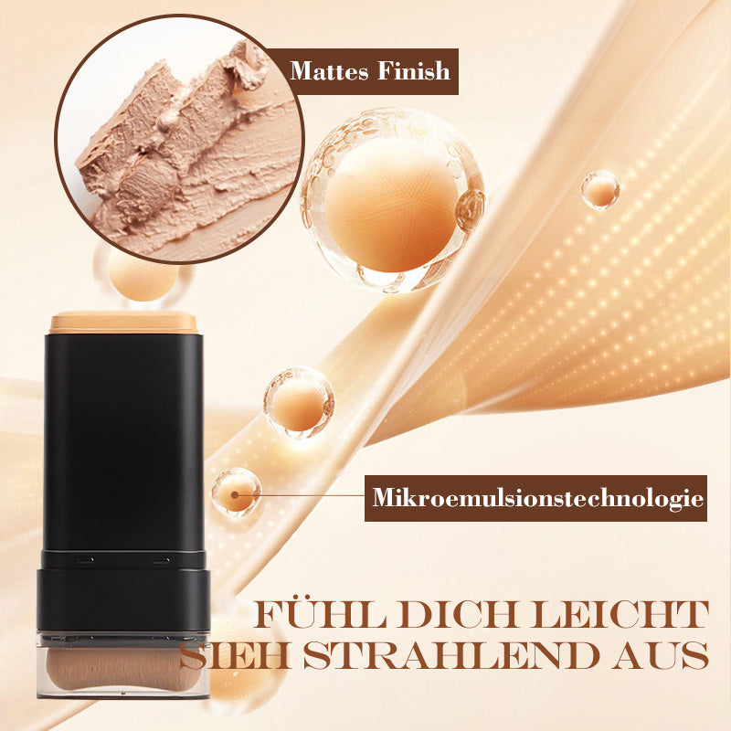 💦✨ Feuchtigkeitsspendender Foundation-Stick mit Pinsel – leichter Teint & strahlender Glow in einem! 🌿💫 Perfekt für natürliche, langanhaltende Deckung und pflegende Frische. Ideal unterwegs!