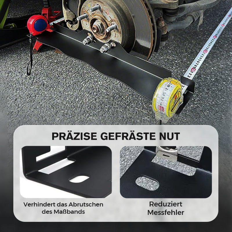 🔥Sonderangebot 53% RABATT🔥Edelstahl Achsmessgerät Platte