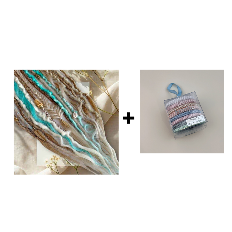 💁🏽‍♀️✨ Deep Nu Locs Crochet Hair - geflochtene Zöpfe mit lockeren Wellen 🌊💯 Perfekt für einen schnellen Pferdeschwanz-Stil, langlebig & vielseitig