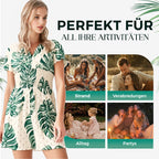 🩷HEISSER VERKAUF 62% RABATT🩷Overall mit elastischer Taille und botanischem Print für Damen