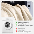 🌬️❄️ Atmungsaktives & kühlendes 4-teiliges Bettwäsche-Set 🌡️💧 Intelligente Temperaturregulierung – ganzjährig ideal für erholsamen Schlaf!